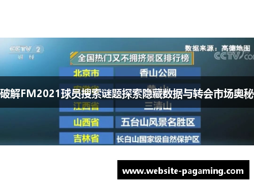 破解FM2021球员搜索谜题探索隐藏数据与转会市场奥秘